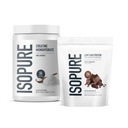 Isopure Bundle של Low Carb 100% אבקת חלבון טהור Whey Isolate, שוקולד הולנדי, 25g חלבון Per משרת, 1 Lb, 15 לשרת + Isopure 100% אבקת מונוליטי טהור, 100 משרתים
