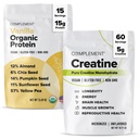 חלבון ו Creatine Bundle | חלבון וניל אורגני + Micronized Creatine עבור Recovery & Energy