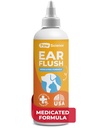 Pw Scienceאוזן ניקויer - Cat & Dog Ear Treatment - Medicated Pet Ear Wash, Flush ופתרון ניקוי לכלבים וחתולים - Remedy for Itchy Yeast Relief