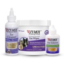 Zymox Enzymatic אוזניים Wipes, נקה, ופתרון אוזניים ללא הידרוקורטיזון לכלבים וחתולים - מוצר Bundle - עבור מלוכלכים, Waxy, אוזניים ריחניות וכדי soothe אוזניים זיהומים