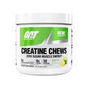 GAT SPORT Creatine Chews, Zero Sugar, 5g Pure Creatine Monohydrate, צד שלישי נבדק, המוח בריאות, שרירים, כוח, תמיכה אנטי-חמצן, עבור גברים ונשים, 30 משרתים (Lemon Lime)