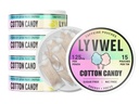 LyvWel 125mg Caffeine Energy Pouches - אנרגיה נקייה עם Guarana עבור Focus & Stamina - 5-Pack (75 Total Pouches) (5 Pack, כותנה קנדי)