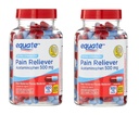 כוח נוסף Acetaminophen 500mg Gelcaps - 225 Count (Pack of 2)