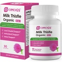 OMOGS אורגני חלב זהtle, Herbal Liver תומך חלב תוספת, עם Dandelion Root, Glutathione, Berberine HCL &Turmeric, תמיכה Liver לנקות Detox & תיקון, 90 קפסולות קפסולות
