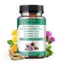 GREENPEOPLE Lymph-Liver Cleanse Detox & תיקון - חיזוק חלב זה 30X לחלץ - סטנדרטי ומועבר 80% Silymarin w/Vitamin, 95% כורכואידים ו 17+Liver Healthents טבעוני 120CT