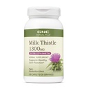 GNC Herbal Plus Milk Thistle 1300mg, תוספת כוח, 120 Caplets