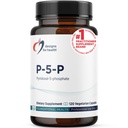 עיצוב בריאות P-5-P - 50 מ"ג ויטמין B6 (P5P Pyridoxal-5-Phosphate) תוסף - Non-GMO, B-6 טבעוני (120 קפסולות)