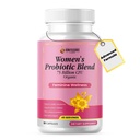 נשים Probiotic 75 מיליארד CFU - תמיכה בריאות ו- pH איזון - Cranberry, Prebiotics & Organic בלנדר - תמיכה מזיקה וחיסון - Non-GMO, Gluten Free - 90 קפסולות (45 משרתים)