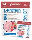 Prolon Longevity Plant Based חלבון אבקה | שריר ותיקון, הזדקנות בריאה, ביצועים Boost | ויטמינים, Gluten Free, Amino Acids, Antioxidants | 25g של חלבון | ברי, 24 Packets
