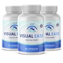 ויזואלית Ease - תוסף ויטמין עין עם Lutein, Zeaxanthin, Bilberry, ויטמין A C E & Zinc - Non-GMO Formula - Made in USA - 60 קפסולות, 60 משרתות, 3 חודשים אספקה