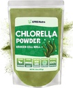 XPRS Nutra אורגני אבקת Chlorella - אבקת תאים שבורה chlorophyll - אבקת Chlorella אורגני עבור Immunity - אבקת chlorella ידידותית טבעונית עבור חלבון מלא (16 Ounce)