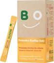 אבקת Baby Probiotics (30 Sticks, 30 ימים) - תמיכה מערכת החיסון הבריאת וחשיפה, תוספת לתינוקות ותינוקות. ויטמין B, ויטמיןD, Zinc