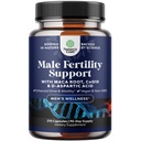 Pre Conception Male Fertility Supplement - Semen Volume Booster with CoQ10, Maca Root, Methyl Folate & D-Aspartic Acid - Mens Fertility Supplement forזרע Motility - קונספט עבורו, 90 ימים