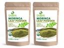 אבקת Moringa אורגנית - 35.28 oz | Pack of 2 | USDA אורגניs, non-GMO, כשר, Halal, Moringa OLifera אבקת - 100% Raw and Natural, by OSR