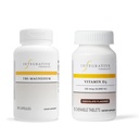Integrative Therapeutics Bundle עם Tri-Magnesium, 90 קפסולות ווויטמין D3 125 mcg, 90 צ'אדות מפוארות - תמיכה בתפקוד הלב והבריאות העצם
