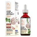 פלט Garlic טהור - Allicin תוסף - תמיכה כספית. פורמולה ללא אלכוהול, טבעוני, Raw, Superfood - נוזל שמן Garlic טיפות - 1 fl.oz