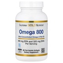 California Gold Nutrition Omega 800 Ultra-Concentrated Omega-3 Fish Oil, KD-Pur Triglyceride Form, 90 Fish Gelatin Softgels (1,000 mg per Softgel)