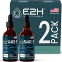 E2H Natural Black Currant Extractd - Immune System Health - Fast Absorbing נוזל (2 בקבוקים)