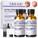 SAVILAND Toenail Fungus Treatment Extra Strength FSA-HSA: 1% Tolnaftate Nail Fungus Treatment 25% Undecylenic Acid 2X Extreme Nail Repair for Discolored Thick Yellow Damaged Nails 2 fl oz