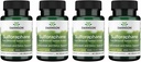 Swanson Sulforaphane - Broccoli Sprout Extracting cell, GI Tract ו- Liver Health - תוספת טבעית סטנדרטית ל 0.4% Sulforaphane - (60 כמוסות Veggie, 400mcg כל אחד) (4 Pack)