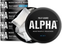 Fully Loaded Alpha Nootropic Pouches (Mint) - 5 Cans - 15 Pouches לכל יכול - יעיל Nootropic משלוח, Nic Pouch החלפת - Faster Absorption, אלפא GPC, L-Tyrosine, GABA