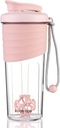 Shaker Bottle for Proteins,24 oz,Protein Shaker Bottles with Whisk Ball, Mixerבק, חלבונים בבקבוק חלבונים, חנות טרום עבודה Whey חלבונים שותים גביע,Pink