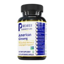 חברת Premier Research Labs American Geneseng Supplement - American גינזנג קפסולות, Herbal גינזנג Root Pills, North American Geneseng Herb Extract, Calming Energy Supplement - 60 קפסולות מבוססות צמחי