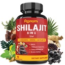 קפסולות ההימלאיה Shilajit - 3 חודשים אספקה - אשוגנדה משולבת, ג'ינסנג, Saw Palmetto, Maca, Tribulus, Chaga, Black Pepper