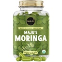 מגנזיוםu Superfoods אורגני Moringa כמוסות, Oleifera Leaf, תוספת-Fine Quality Moringa Leaves, Dried Drumstick Tree Leaves, אבקת תוספי Moringa שואבת קפסולות מצמח (90 ct)