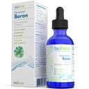 BioTrace Elemental Boron Mineral Drops – Boron 3mg with Magnesium & Chloride, Supports Bone Strength, Brain Function & Hormonal Balance – Ionic Liquid Minerals, 60 Servings (60 mL)