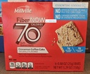 Fiber NOW Millville 70 Calories Soft Baked Bars Cinnamon Coffee Cake 5.29oz 150g