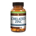 Suzy Cohen Chelated Zincs - 60 קפסולות Gentle על Stomach - Zinc הוא עבור גידול תאים בריאים ו- DNA טפסים - תומך בתפקוד החיסון הבריא ובריאות העור