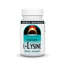 מקור Naturals L-Lysine Free Form - Amino Acid תוסף תומך בתצורת אנרגיה & Collagen * - 500 מ"ג 50 טבליות