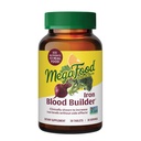 Mega Food Blood Builder תוספת ברזל עבור נשים וגברים - להגדיל את רמות הברזל ללא תופעות לוואי - לוחמים Fatigue - עם ויטמין B12, Folic Acid & ויטמין C עבור Absorption - טבעוני - 30 טבליות