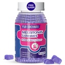 Melatonin Gummies 5 מ"ג - Natural Sleep Aid - Sleep Supplement - Sugar Free melatonin Gummies Match with Magnesium Helps You Fall Asleep Faster ו Stay Asleep Longer - 60 חניכיים טבעוניות