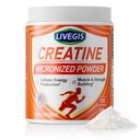 Creatine, Creatine Monohydrate Keto Friendly, Unflavored - שרירי תמיכה, אנרגיה סלולרית וקוגניציה - 17.63 Oz(500g) - 100 משרתים (500g)