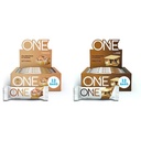 ONE Protein Bars, Cinnamon Roll, Gluten Free Protein Bars with 20g Protein and Only 1g Sugar & Protein Bars, Smores, Gluten Free Protein Bars with 20g Protein and only 1g Sugar