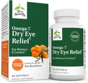 טרי אומגה 7 באופן טבעי הקלה בעין יבשה - 60 Softgels - עין Moisture & Comfort - non-GMO, Gluten Free - 60 משרתים