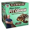 FITCRUNCH Snack Size Protein Bars, World’s Only 6-Layer Baked Bar, 3g of Sugar & Soft Cake Core (18 Bars, Mint Chocolate Chip)