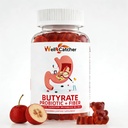 Butyrate Gummies Gut Health Supplement: Butyrate with Probiotics & Prebiotics for Women Men Sugar Free Digestive & Energy Metabolism Support Vegan Horhornor 30 ימים