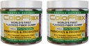 אורגני Flaxseed סיבים + Probiotic Gummies | Constipation Relief & סדירות ללא Cramp למבוגרים, Soluble & Insolublele משולש-Fiber טבעוני חניכיים - 60 משרתים