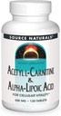 מקור Naturals Acetyl L-Carnitine & Alpha-Lipoic Acid 650 מ"ג 120 טבליות