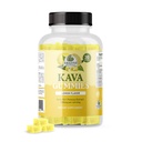 הבוטנים המדהימים Zesty Lemon Kava Gummies - 250 מ"ג למגמי - Natural Sleep Aid forlaxation & Restful Nights, Non-GMO, טבעוני, Gluten-Free - 30 מסטיקים