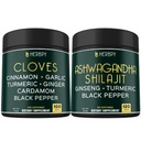 Bundle 7in1 Cloves תוסף ו 5in1 Ashwagandha Shilajit