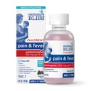כאבם של אמא לילדים ומצמצמצמי Fever, ילדים Acetaminophen, Dye Free, Delicious המעורב ברי פלאפור, ימי 2+, 4 Fluid Ounces