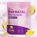 VivoNu Prenatal Vitamins for Women, Vitamin D3, K2, B6, B12, C with Folic Acid, DHA, Choline, Probiotic, Iron, Calcium, Zinc & Magnesium, 300 Pregnancy Multivitamin Softgels (1 Bag / 300 softgels)