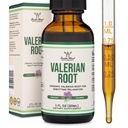 Valan Root Drops for Sleep - Organic Valan Root Tincture לחלץ 168 מ"ג - 1 FL OZ, 30 משרתות (עדיף Absorbed מאשר קפסולות, שיפורים ולריאן שורש תה) להרגעה ו Calm על ידי Double Wood