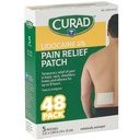 CURAD 4% Lidocaine Pain Relieving Patch - 240 Total Count - for Back, Neck, Shoulder, Knee & Elbow Pain