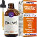 adalin Black Cummin Seed Oil Liquid Drops 1.67 fl oz | Nigella Sativa Seed Oil | High Thymoquinone | Cold Pressed | Glass Bottle | Blackseed | Vegan | Gluten Free