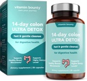 ויטמין Bounty 14 יום מושבה Ultra Detoxse - Gentle קול נקיטה, קולון ניקוי Detox, Soothing Gut ניקויse, תמיכה בבריאות Gut ותנועות Bowel רגילות, בריאות עיכול - 28 קפסולות